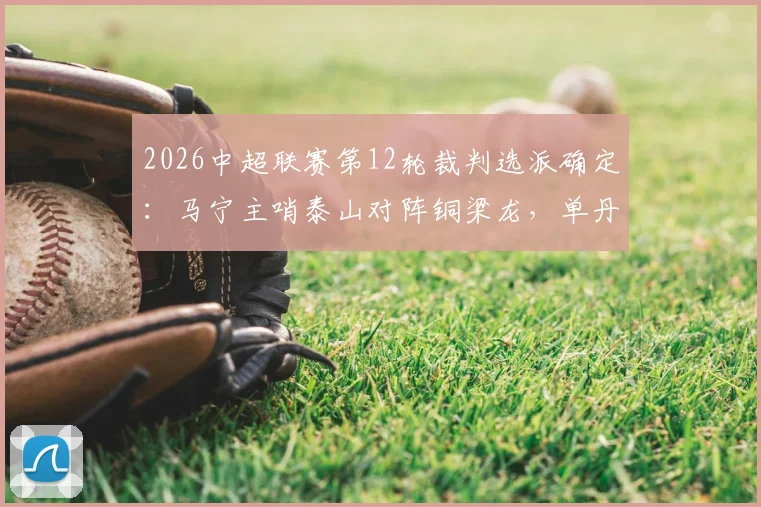 2026中超联赛第12轮裁判选派确定:马宁主哨泰山对阵铜梁龙,单丹奥执裁海港与浙江焦点战